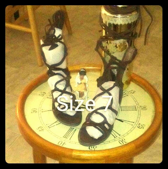 BoHo Style Tie-Up Sandals - Picture 1 of 1